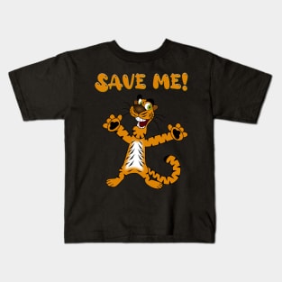 Save The Tigers, Conservation Tigers Kids T-Shirt